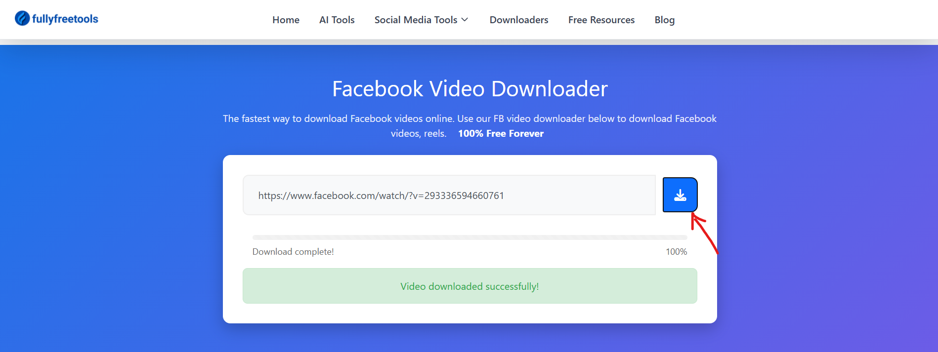 Step 3: Click Download Button